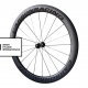 CR5-55 carbon UCI approved voorwiel met DT Swiss 350 naven