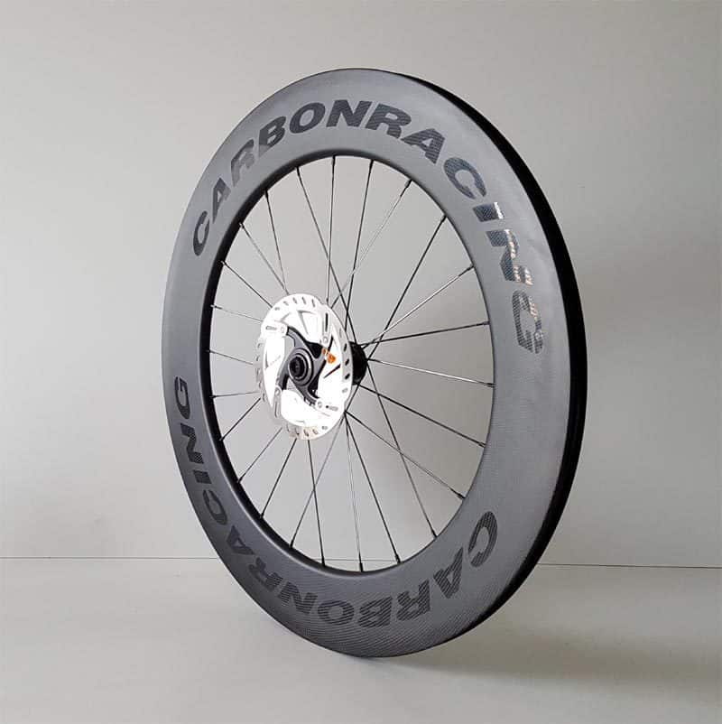 CD5-88 carbon wielen schijfremmen en 88mm hoge velgen - Carbon Racing Cycle Sports Racefietswielen