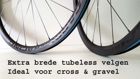 GX33 lage tubeless ready velgen met extra velgbreedte